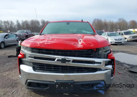 2021 Chevrolet Silverado 1500 4Wd Double Cab Standard Bed Lt из США, поврежденный, VIN 1GCRYDED3MZ100209